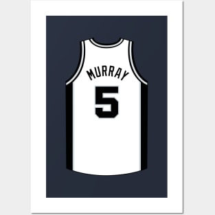 Dejounte Murray San Antonio Jersey Qiangy Posters and Art